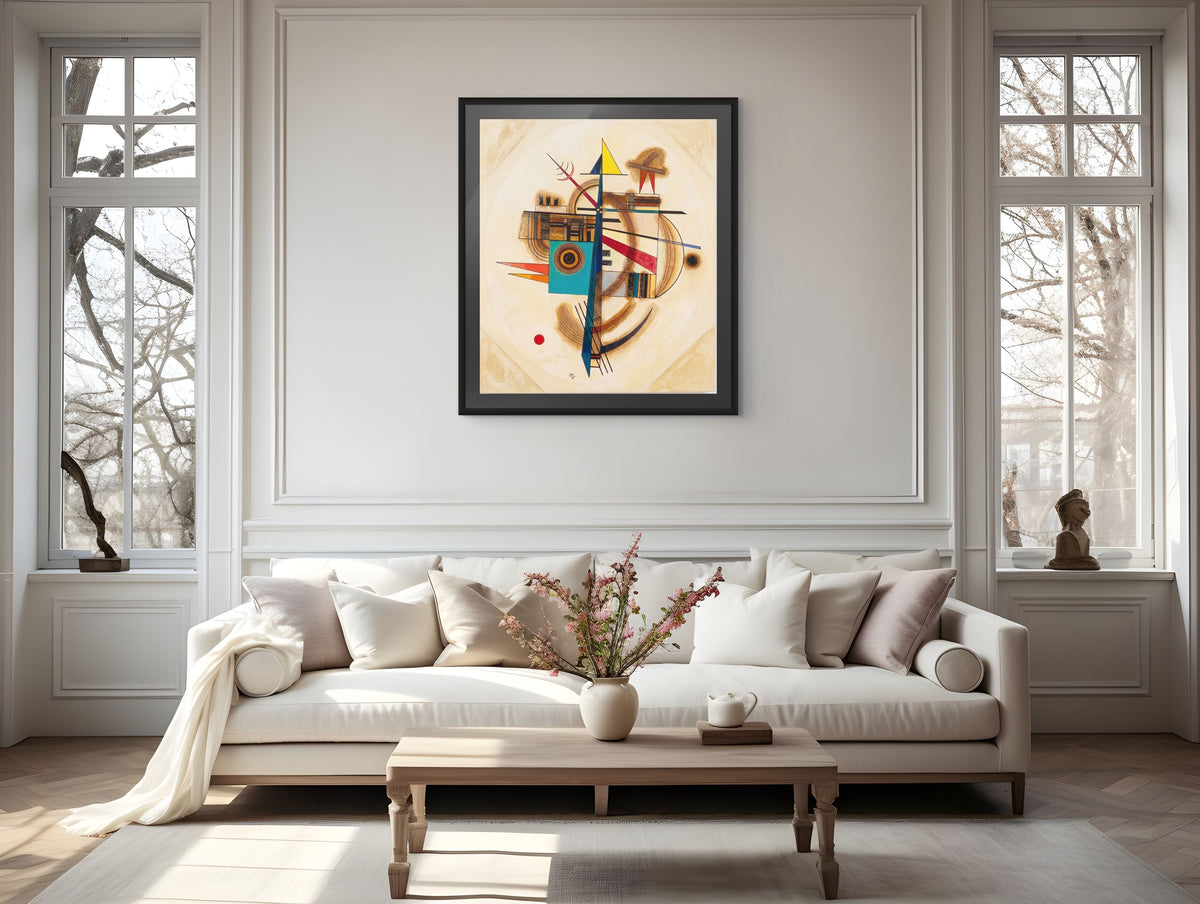 Óvalo No. 2 - Wassily Kandinsky - Lienzo premium 430g (calidad de galeria)