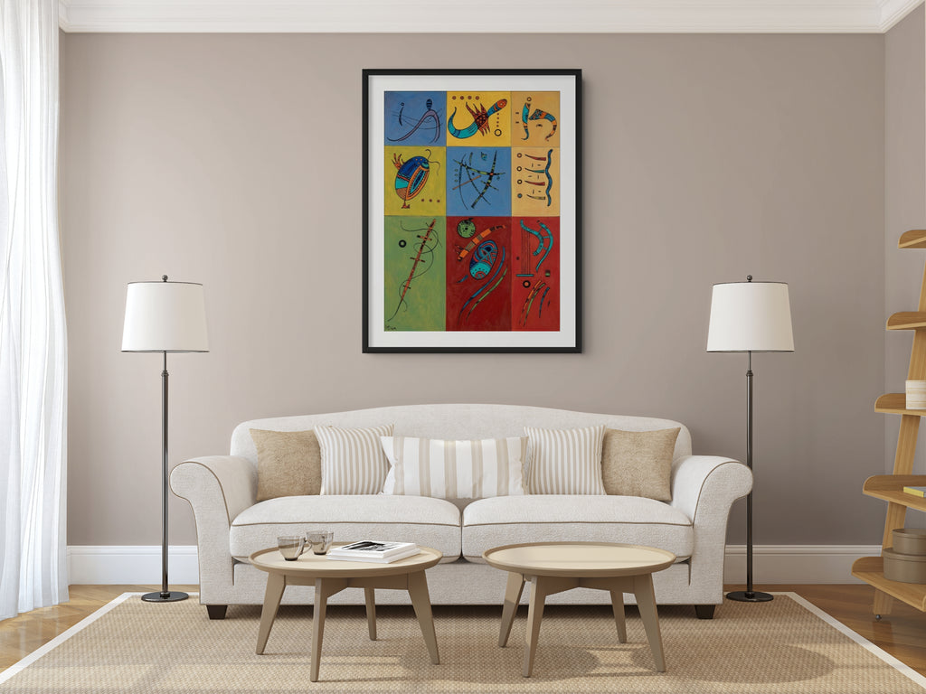 Sin título - Wassily Kandinsky - Lienzo premium 430g (calidad de galeria)