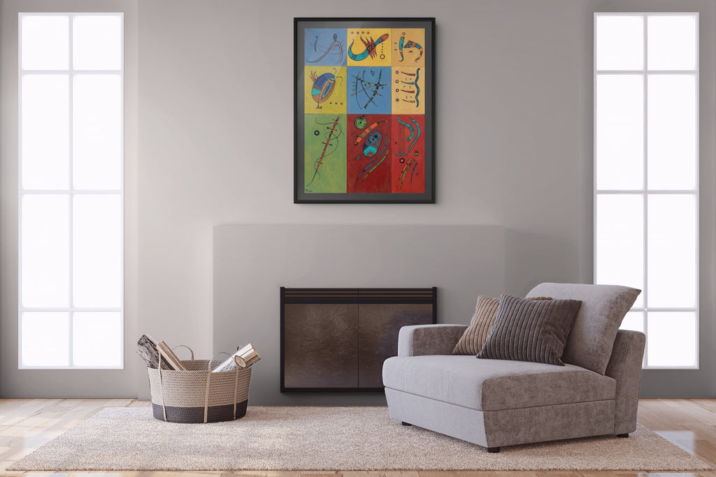 Sin título - Wassily Kandinsky - Lienzo premium 430g (calidad de galeria)