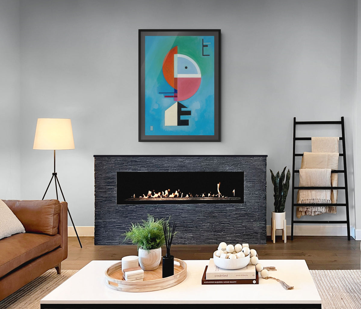 Couple à cheval - Vassily Kandinsky - Toile premium 430g (qualité galerie)