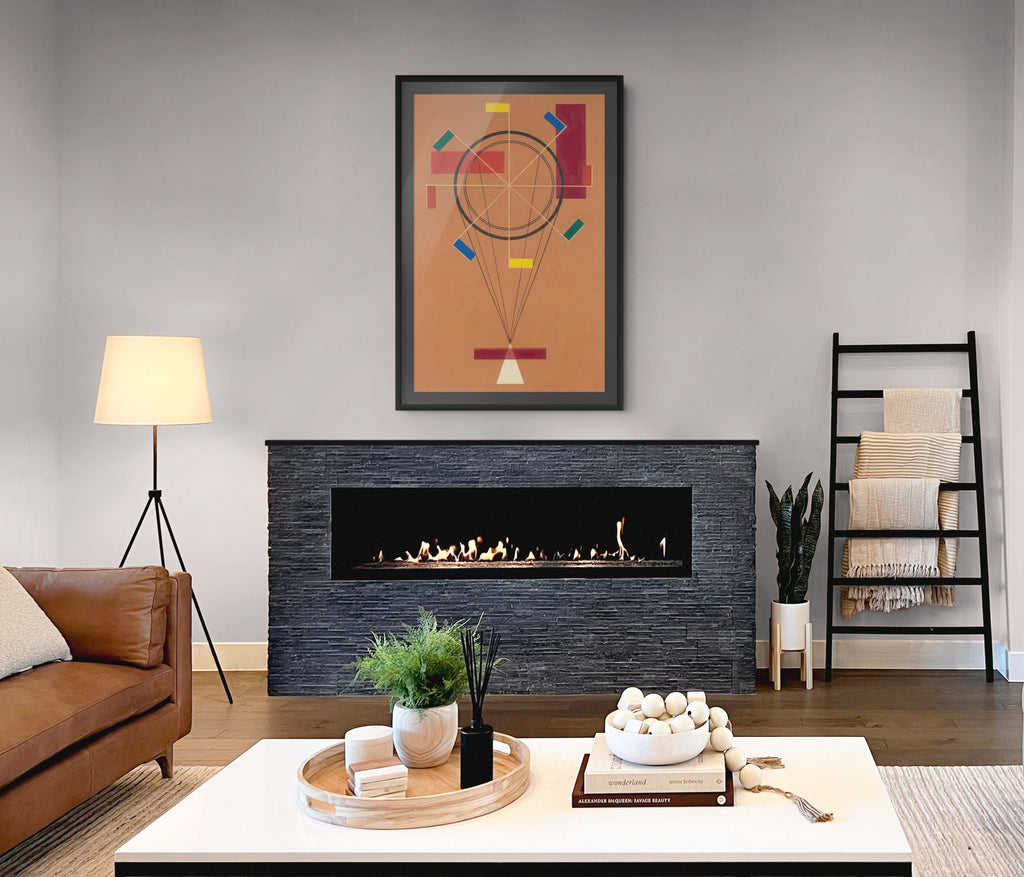 Alegre - Wassily Kandinsky - Lienzo premium 430g (calidad de galeria)