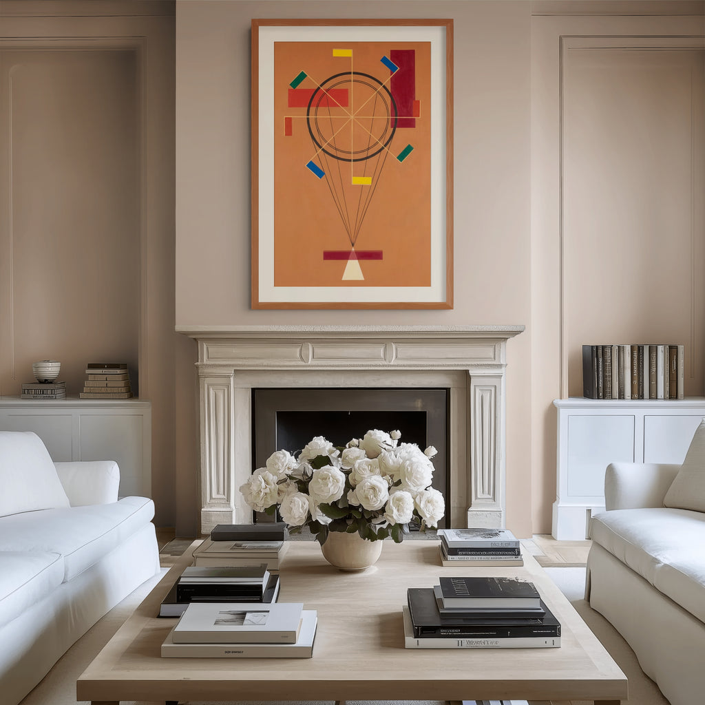 Alegre - Wassily Kandinsky - Lienzo premium 430g (calidad de galeria)