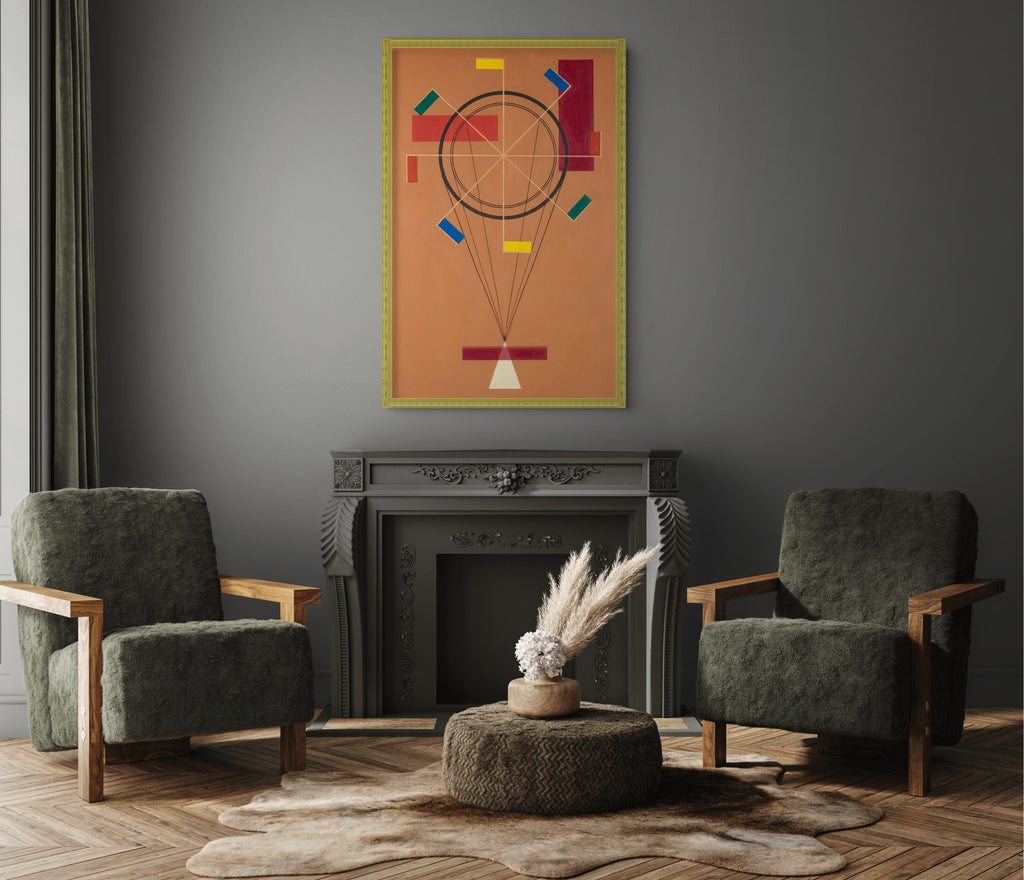 Alegre - Wassily Kandinsky - Lienzo premium 430g (calidad de galeria)