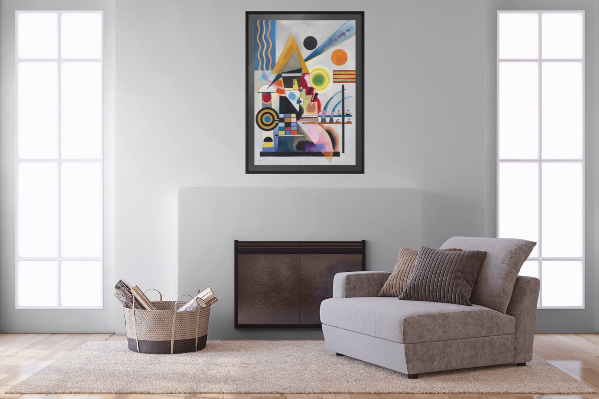 Couple on Horseback - Wassily Kandinsky - Premium 430g canvas (gallery quality)