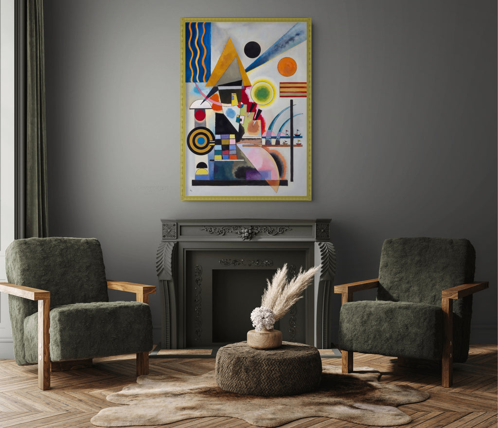 Couple on Horseback - Wassily Kandinsky - Premium 430g canvas (gallery quality)