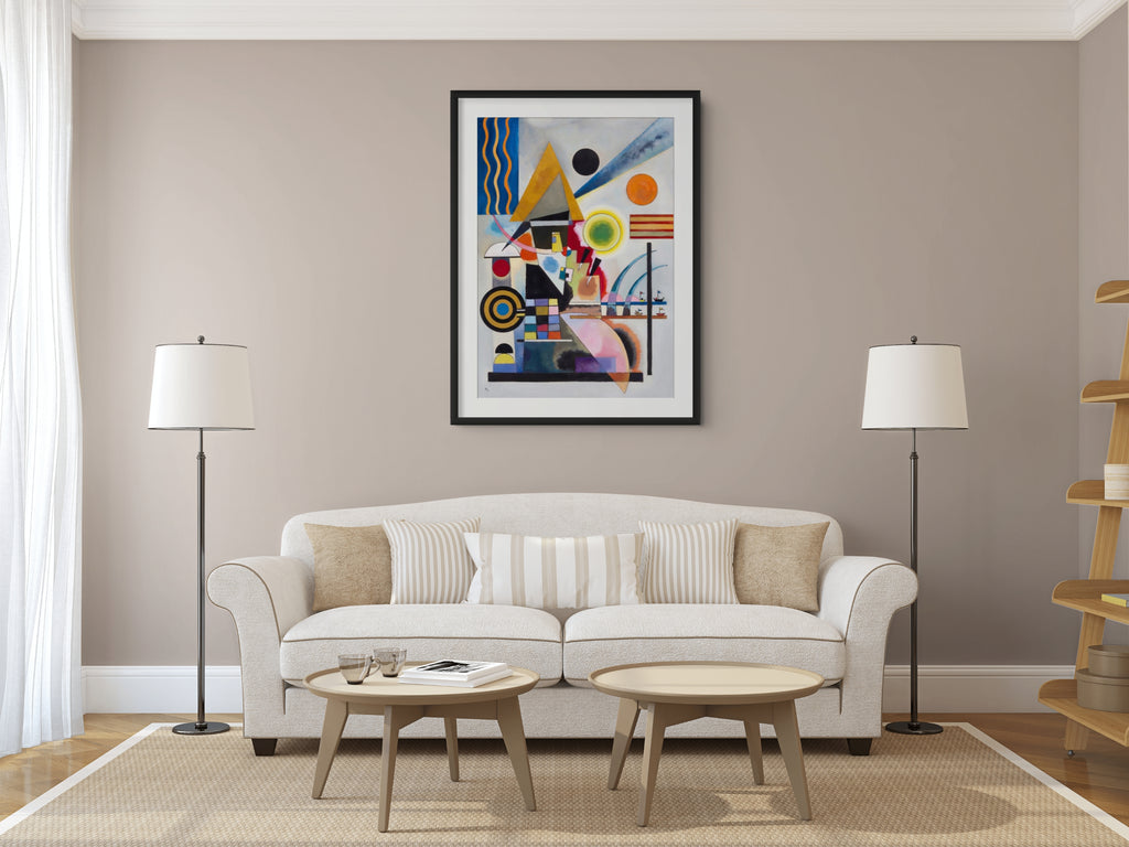 Couple on Horseback - Wassily Kandinsky - Premium 430g canvas (gallery quality)