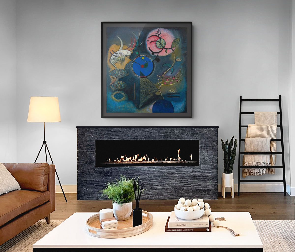 Couple on Horseback - Wassily Kandinsky - Premium 430g canvas (gallery quality)