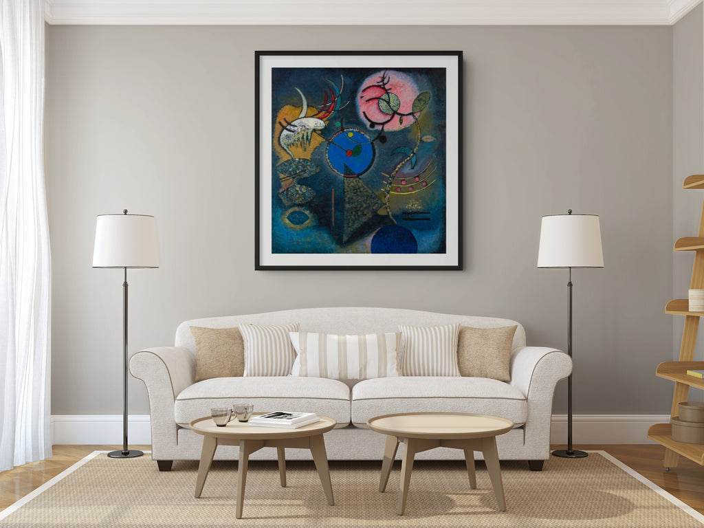 Couple on Horseback - Wassily Kandinsky - Premium 430g canvas (gallery quality)