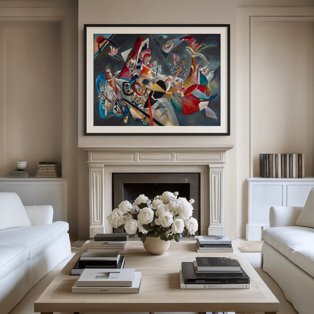 Couple on Horseback - Wassily Kandinsky - Premium 430g canvas (gallery quality)