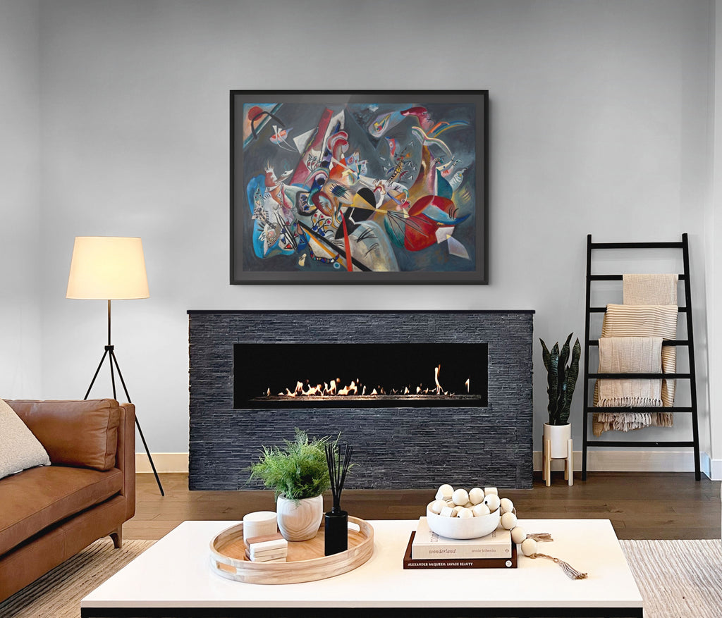 Couple on Horseback - Wassily Kandinsky - Premium 430g canvas (gallery quality)