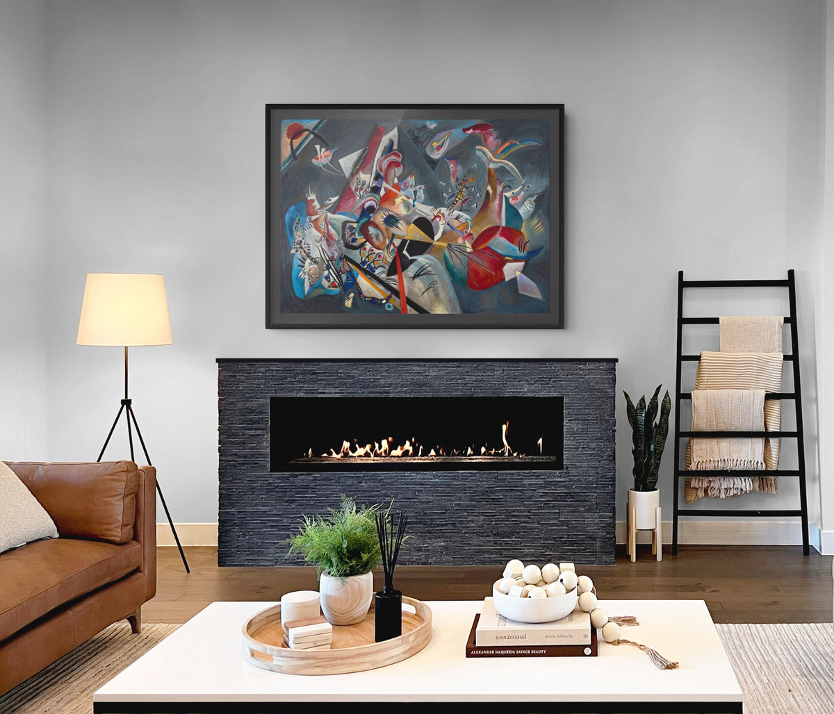 Couple on Horseback - Wassily Kandinsky - Premium 430g canvas (gallery quality)