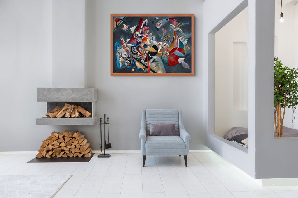 Couple on Horseback - Wassily Kandinsky - Premium 430g canvas (gallery quality)