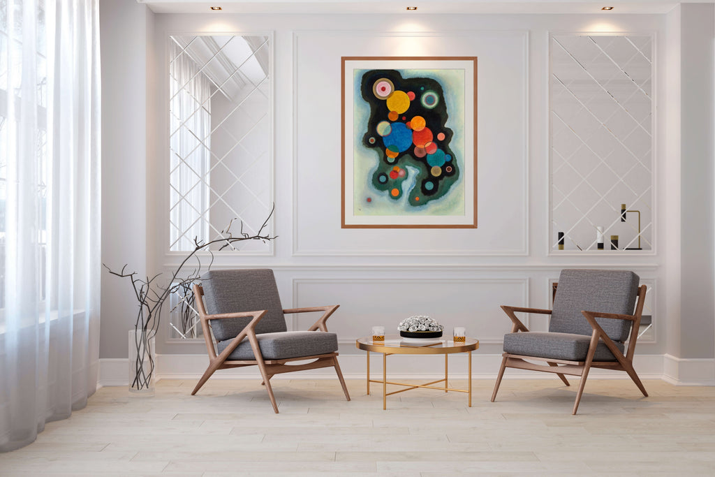 Impulso profundizado - Wassily Kandinsky - Lienzo premium 430g (calidad de galeria)