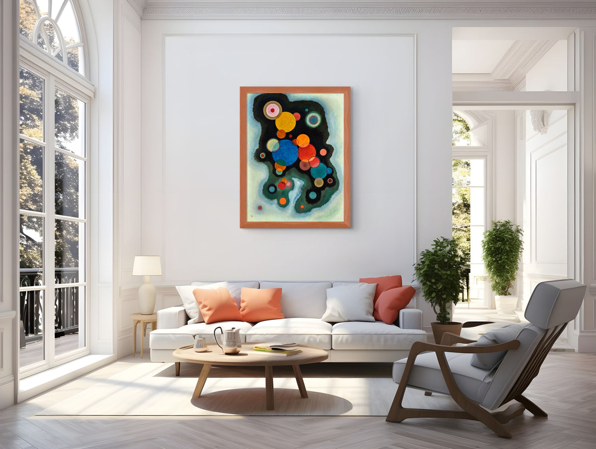 Couple on Horseback - Wassily Kandinsky - Premium 430g canvas (gallery quality)