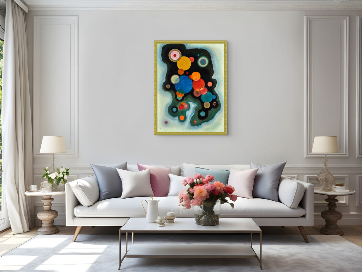 Couple on Horseback - Wassily Kandinsky - Premium 430g canvas (gallery quality)
