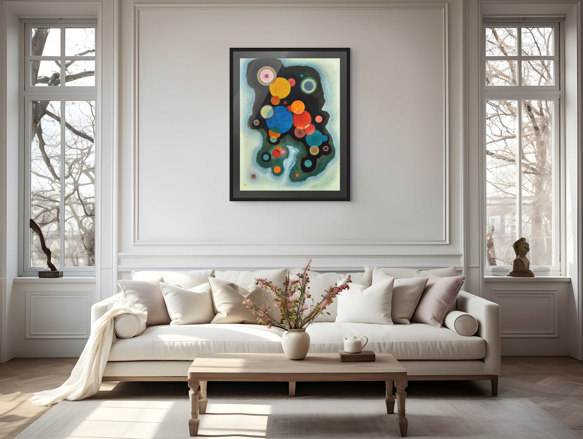 Couple on Horseback - Wassily Kandinsky - Premium 430g canvas (gallery quality)