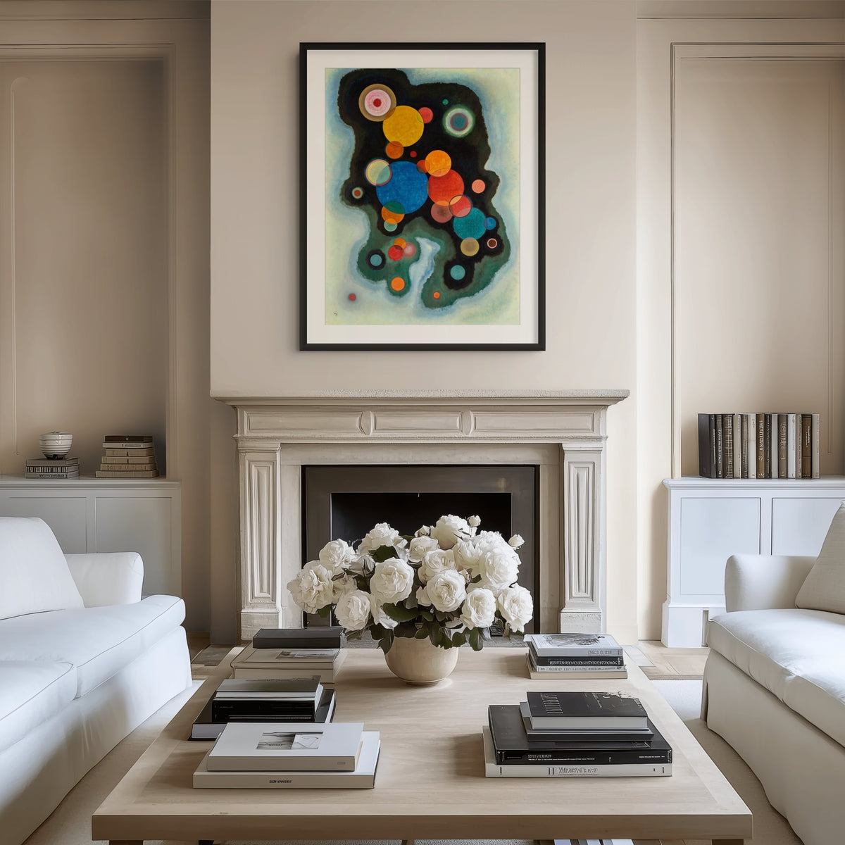 Couple on Horseback - Wassily Kandinsky - Premium 430g canvas (gallery quality)