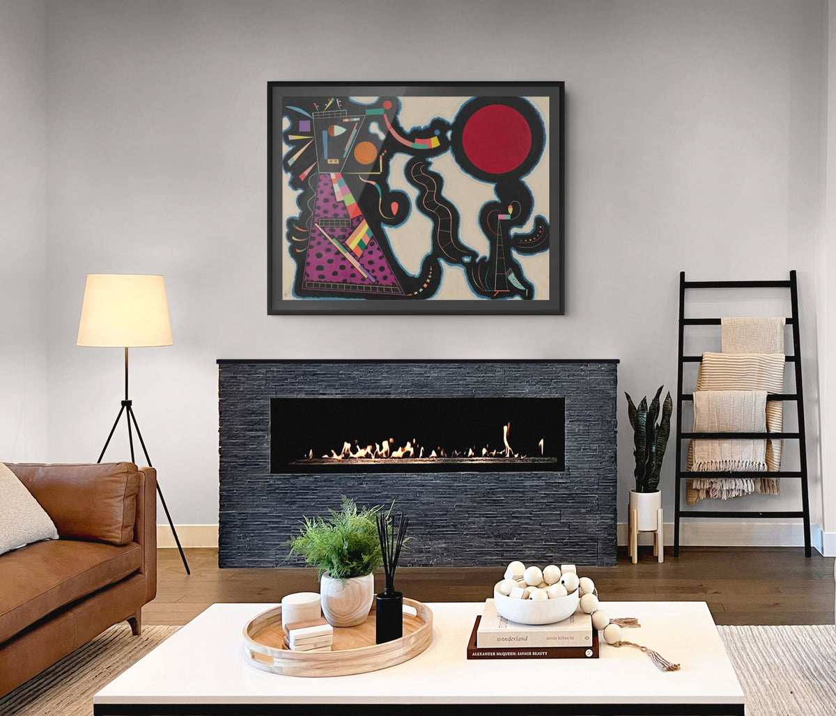Couple on Horseback - Wassily Kandinsky - Premium 430g canvas (gallery quality)
