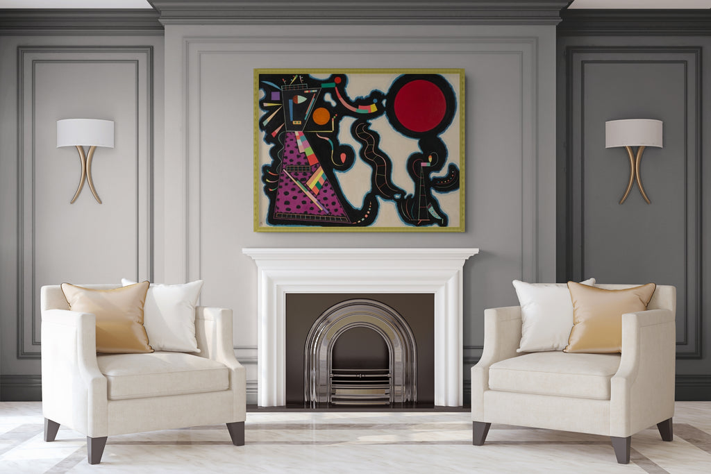 Couple on Horseback - Wassily Kandinsky - Premium 430g canvas (gallery quality)
