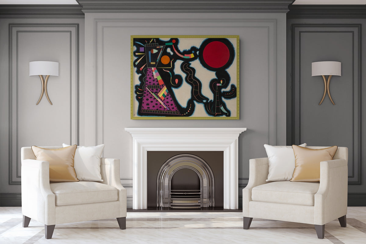 Couple on Horseback - Wassily Kandinsky - Premium 430g canvas (gallery quality)