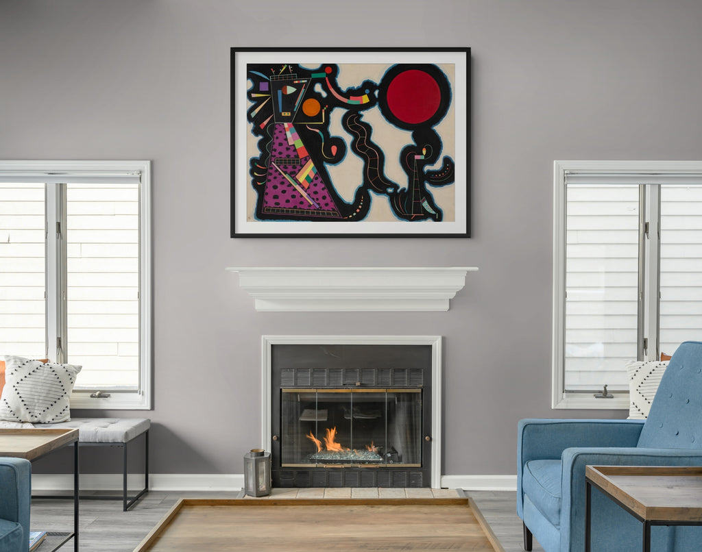 Couple on Horseback - Wassily Kandinsky - Premium 430g canvas (gallery quality)