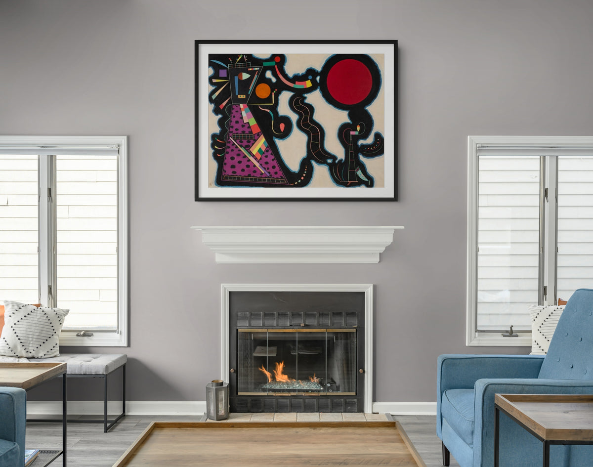 Couple on Horseback - Wassily Kandinsky - Premium 430g canvas (gallery quality)