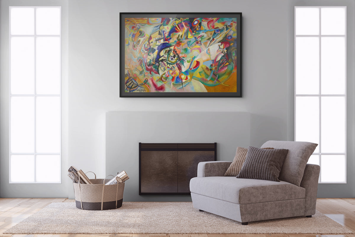 Couple à cheval - Vassily Kandinsky - Toile premium 430g (qualité galerie)