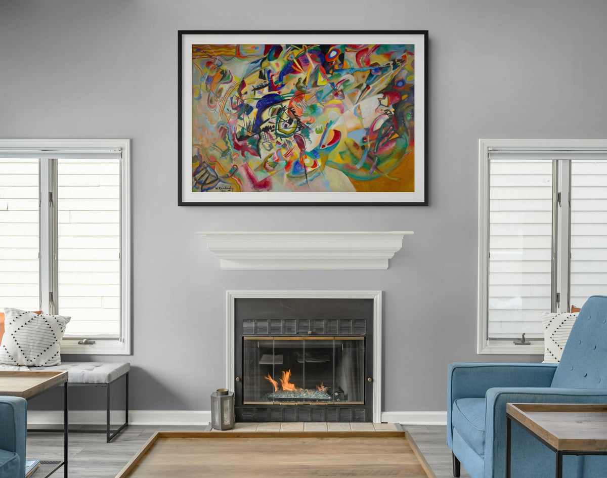 Couple à cheval - Vassily Kandinsky - Toile premium 430g (qualité galerie)