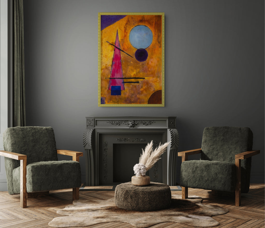 Couple on Horseback - Wassily Kandinsky - Premium 430g canvas (gallery quality)