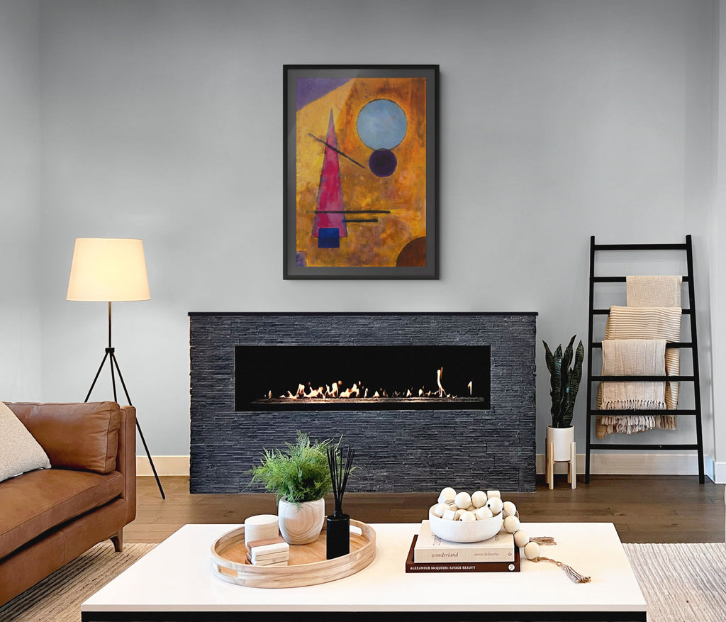 Couple on Horseback - Wassily Kandinsky - Premium 430g canvas (gallery quality)