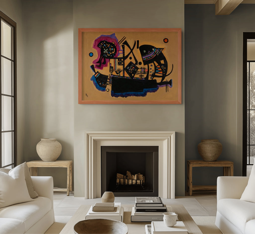 Couple on Horseback - Wassily Kandinsky - Premium 430g canvas (gallery quality)