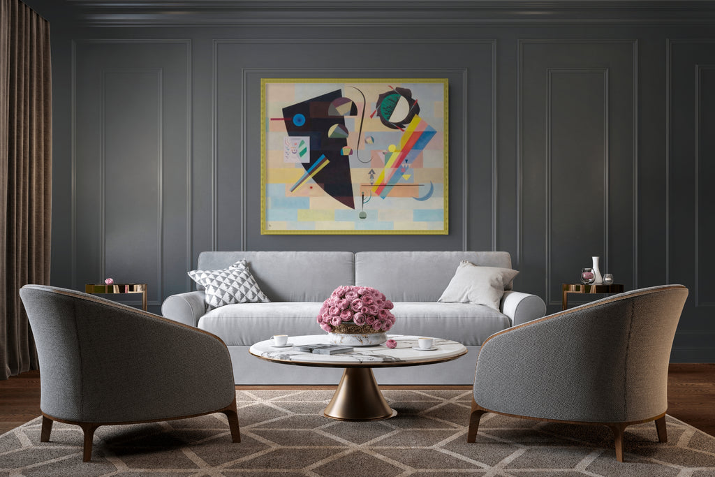 Couple à cheval - Vassily Kandinsky - Toile premium 430g (qualité galerie)