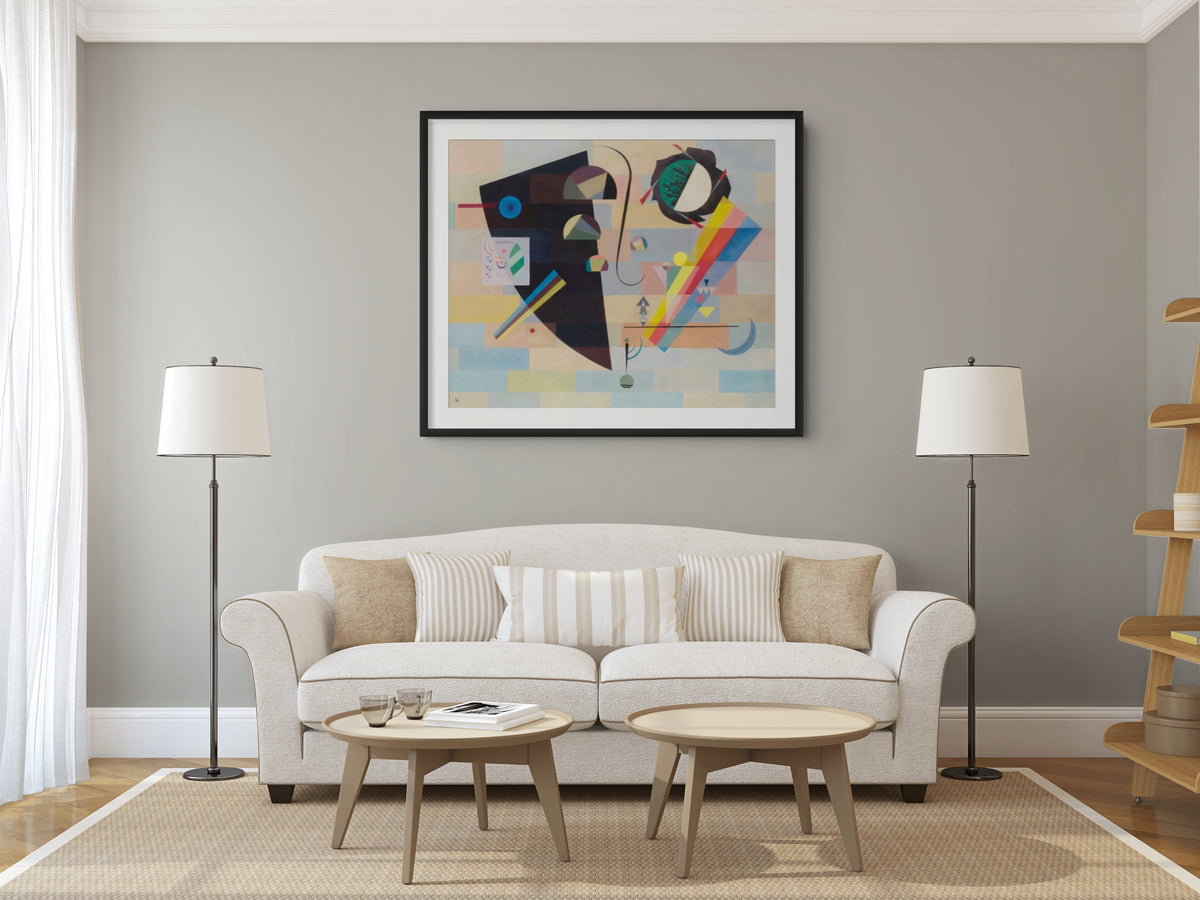 Couple à cheval - Vassily Kandinsky - Toile premium 430g (qualité galerie)
