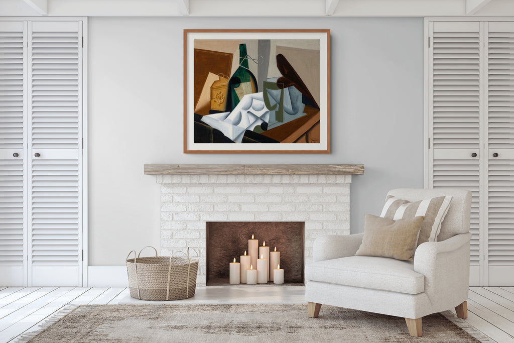El mantel blanco - Juan Gris - Lienzo premium 430g (calidad de galeria)