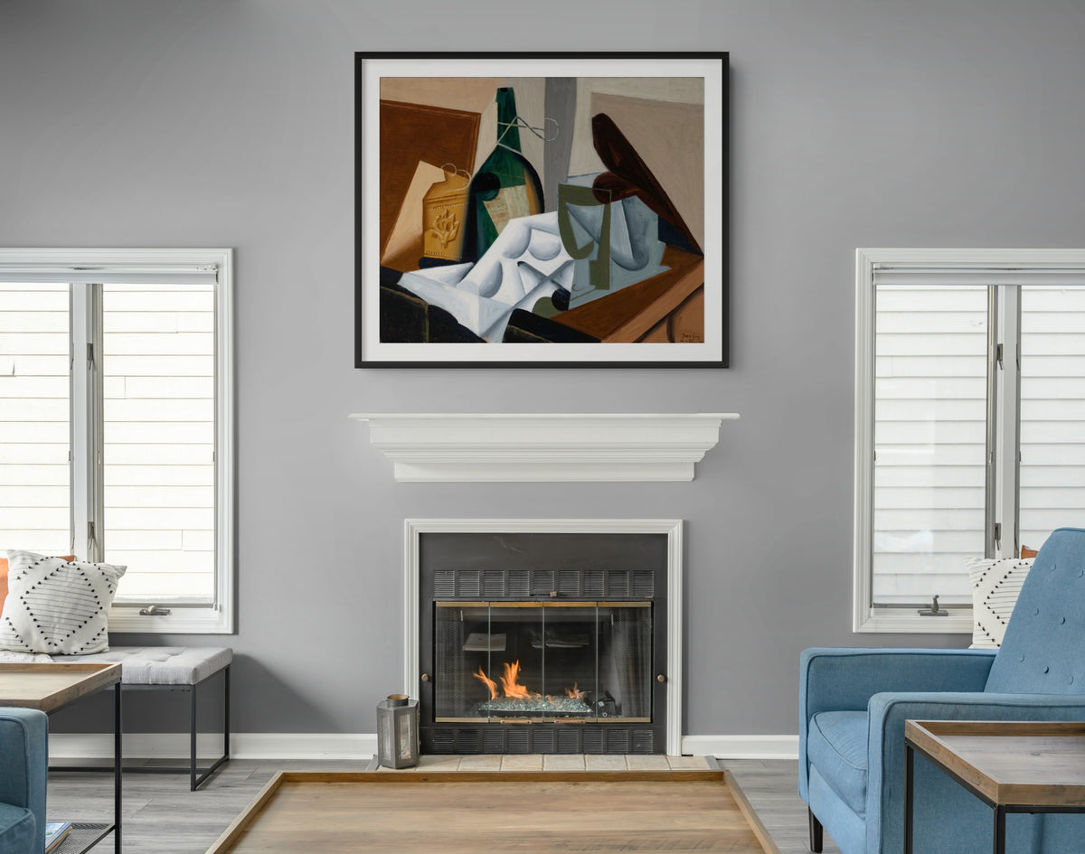 El mantel blanco - Juan Gris - Lienzo premium 430g (calidad de galeria)