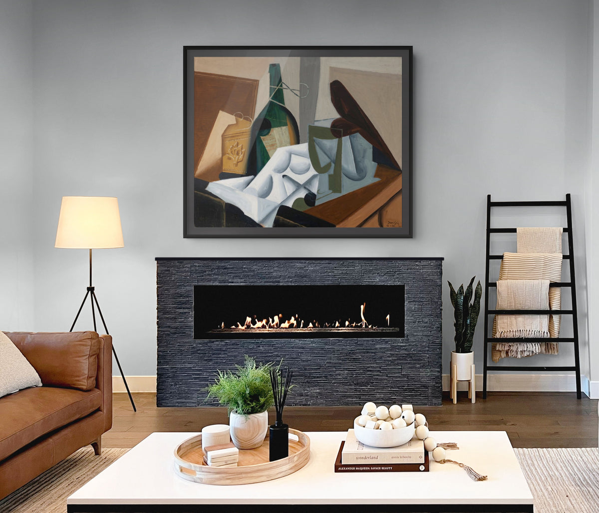 El mantel blanco - Juan Gris - Lienzo premium 430g (calidad de galeria)
