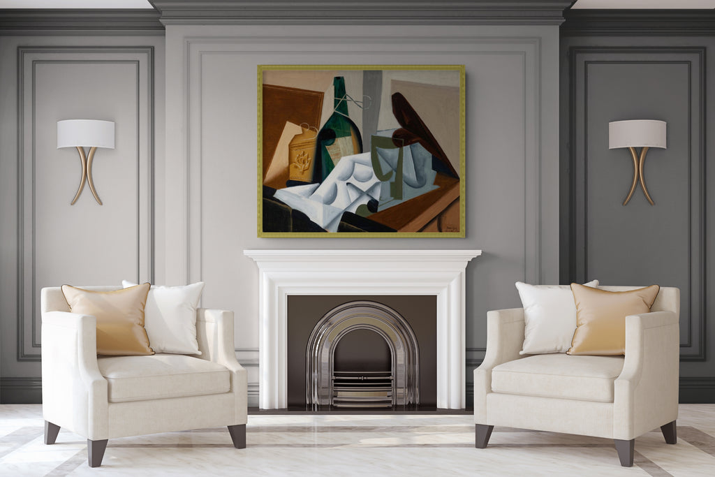 El mantel blanco - Juan Gris - Lienzo premium 430g (calidad de galeria)