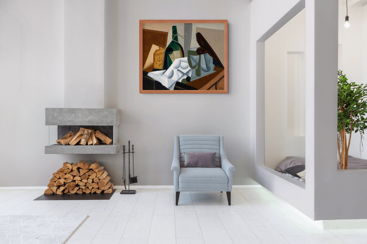 El mantel blanco - Juan Gris - Lienzo premium 430g (calidad de galeria)