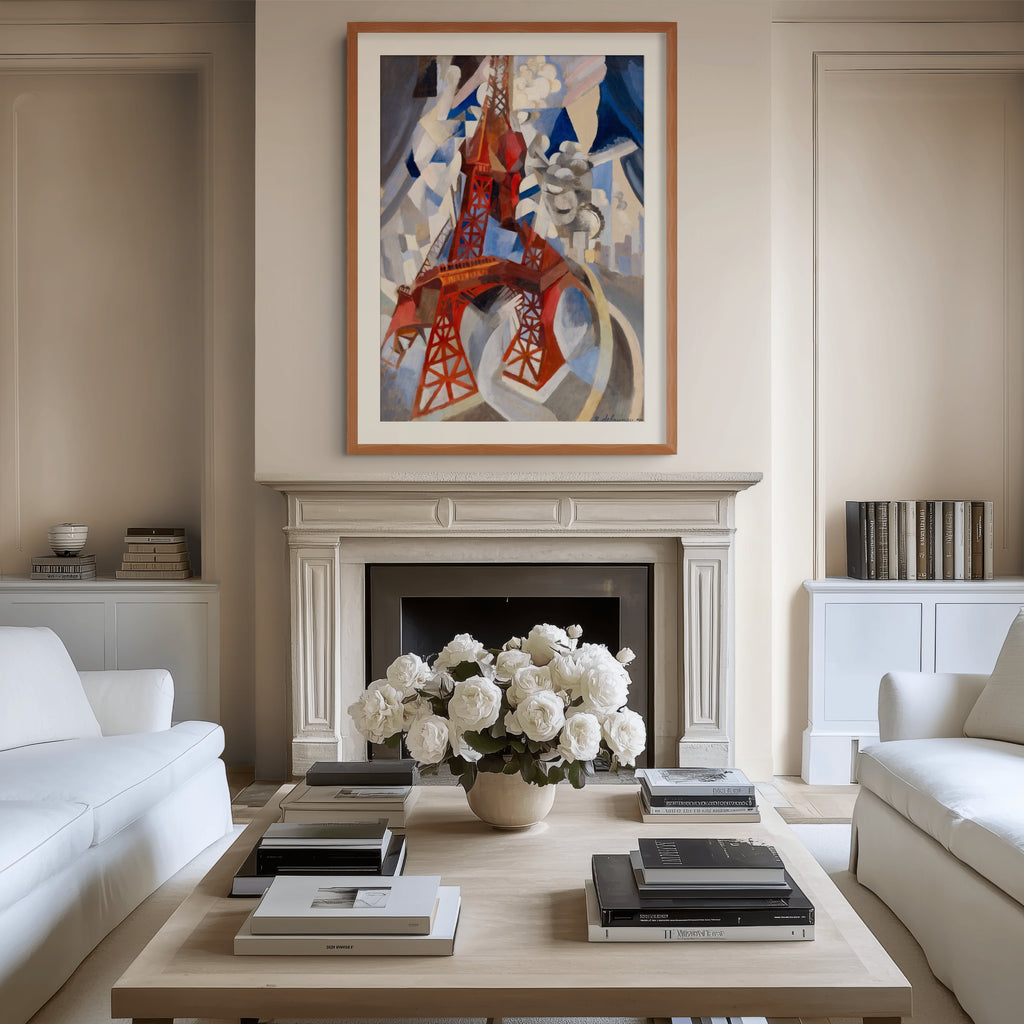 Fenêtres ouvertes simultanément - Robert Delaunay - Toile premium 430g (qualité galerie)