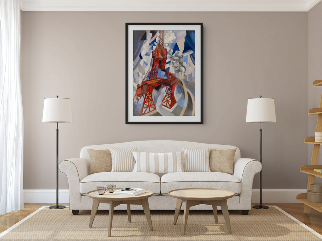 Fenêtres ouvertes simultanément - Robert Delaunay - Toile premium 430g (qualité galerie)