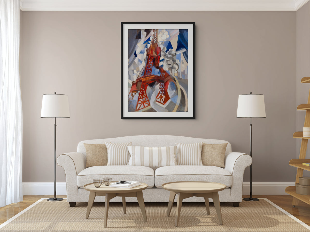 Fenêtres ouvertes simultanément - Robert Delaunay - Toile premium 430g (qualité galerie)