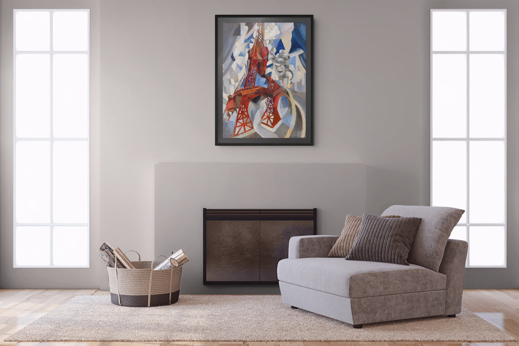Fenêtres ouvertes simultanément - Robert Delaunay - Toile premium 430g (qualité galerie)