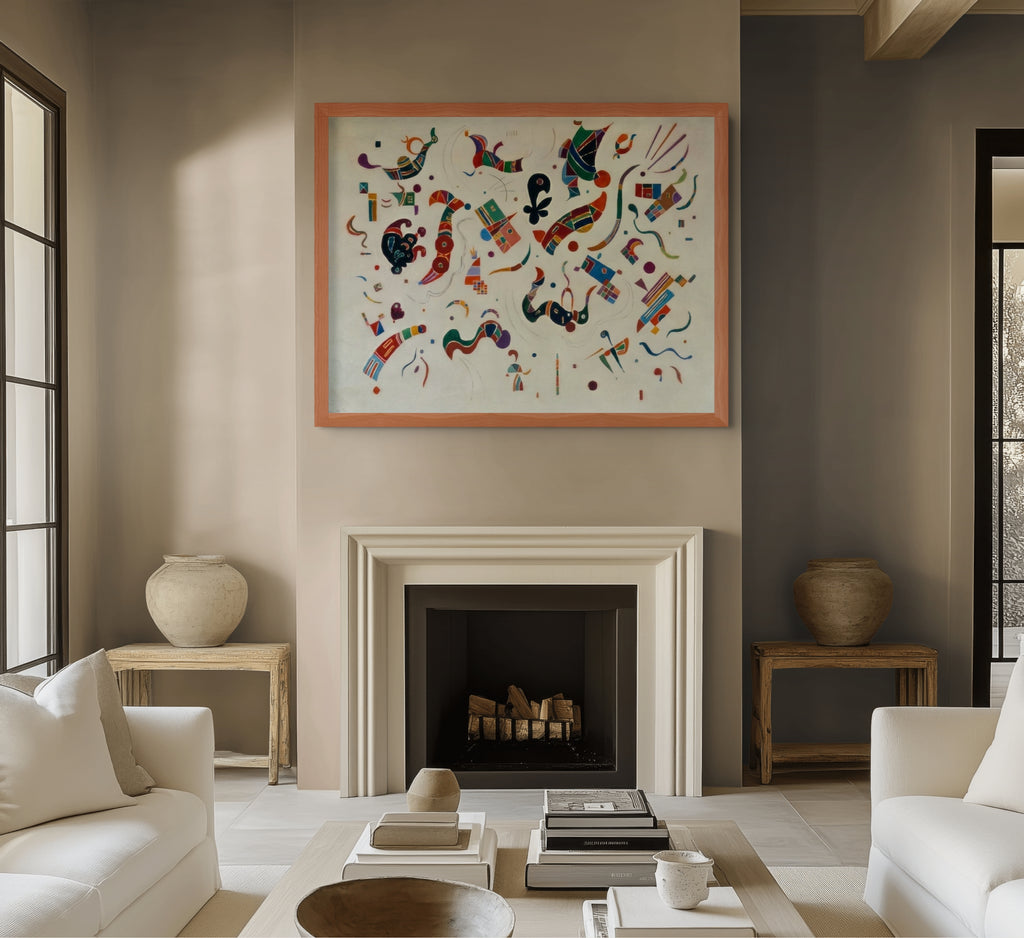 Relaciones - Wassily Kandinsky - Lienzo premium 430g (calidad de galeria)