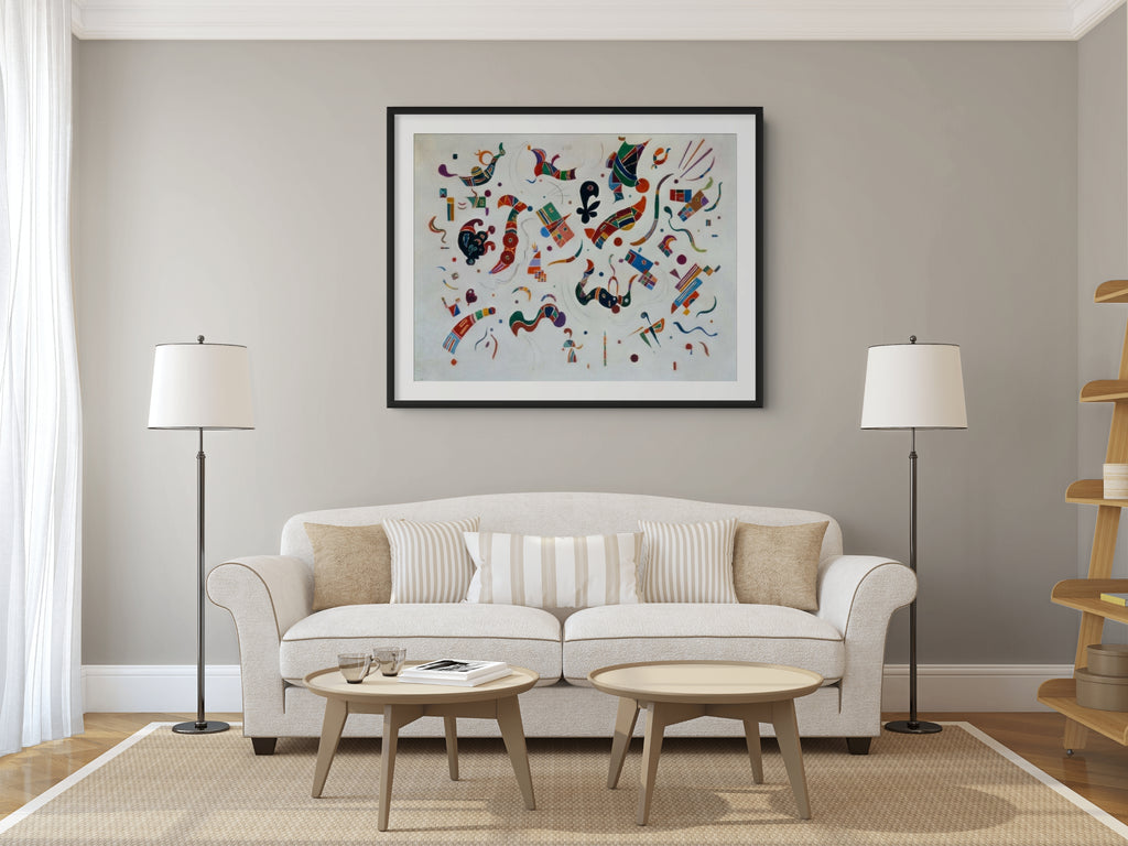Relaciones - Wassily Kandinsky - Lienzo premium 430g (calidad de galeria)