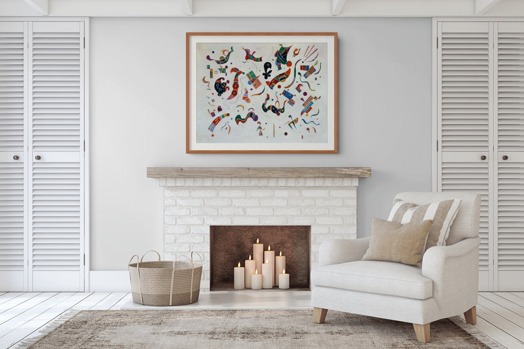 Relaciones - Wassily Kandinsky - Lienzo premium 430g (calidad de galeria)