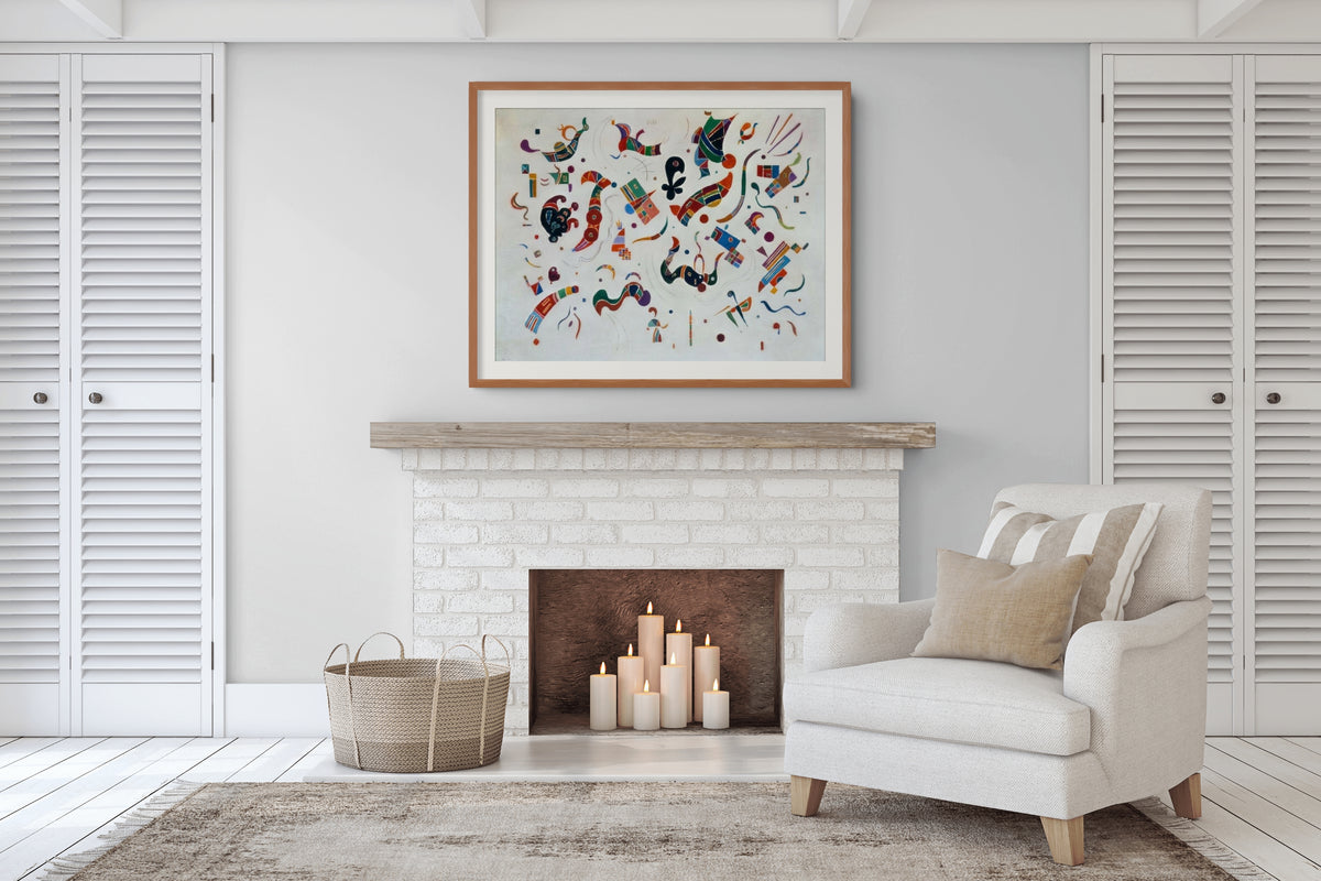 Relaciones - Wassily Kandinsky - Lienzo premium 430g (calidad de galeria)