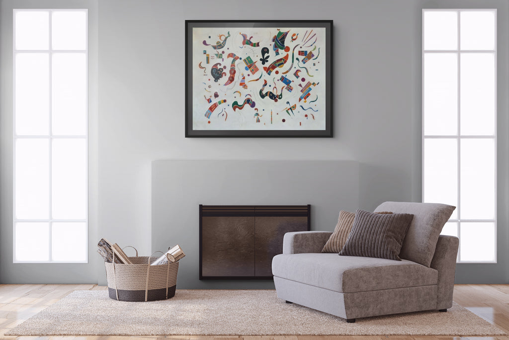 Relaciones - Wassily Kandinsky - Lienzo premium 430g (calidad de galeria)