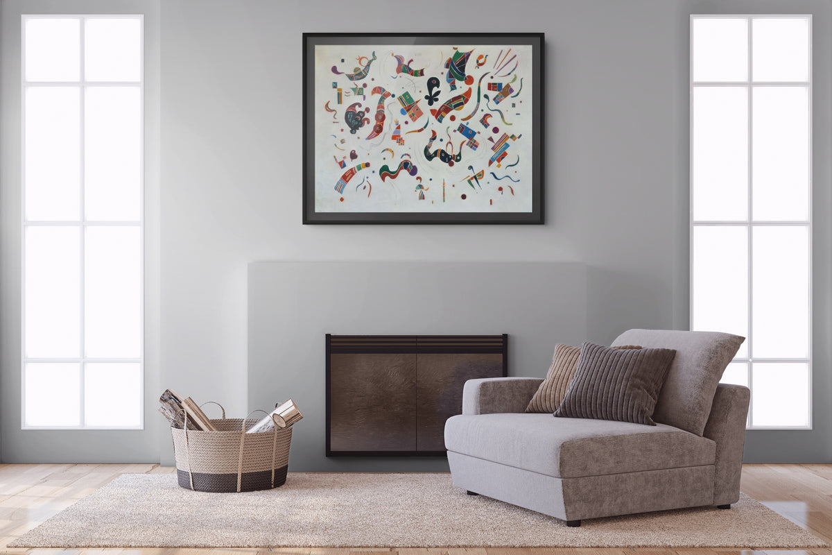 Relaciones - Wassily Kandinsky - Lienzo premium 430g (calidad de galeria)