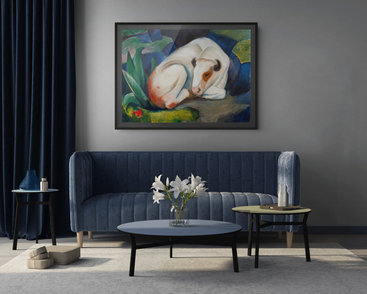 Playing Forms - Franz Marc - Premium Canvas 430g (gallery quality)