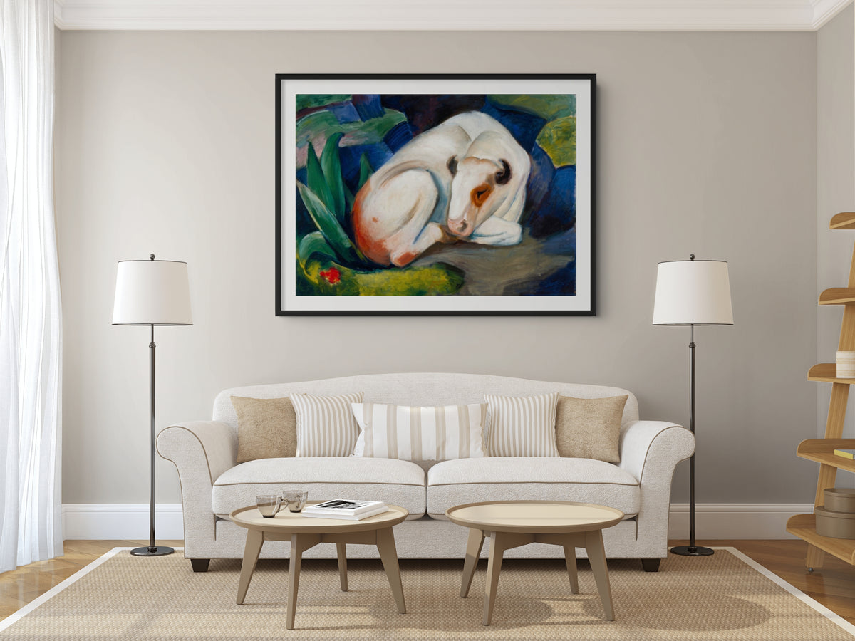 Playing Forms - Franz Marc - Premium Canvas 430g (gallery quality)